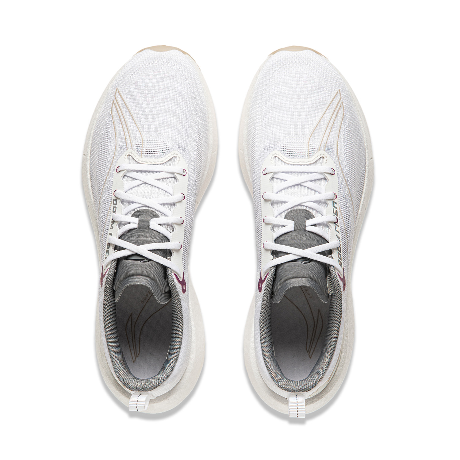 Li Ning Super Light 21 Fabric Cushioning Slip Resistant Abrasion Resistant Breathable Low top Running Shoes Women’s