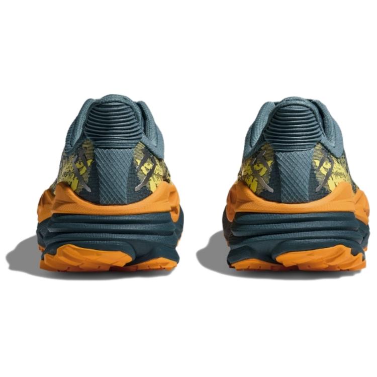 HOKA ONE ONE Stinson 7 Low top Running Shoes Men’s Green Orange Yellow