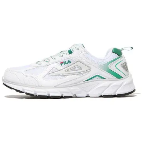 FILA Cushioning Low top Casual Running Shoes Women's White Green