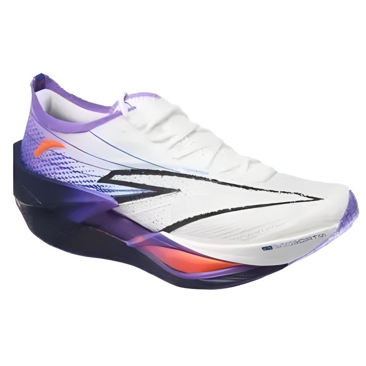 ANTA C202 6.0 PRO Running Shoes Women’s Low Top Papyrus White/Fluorescent Grape Purple/Field Blue