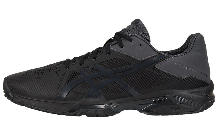 ASICS Gel Solution Speed 3 Fashion Textile, Synthetic Leather Abrasion Resistant Breathable Mid top Running Shoes Men's