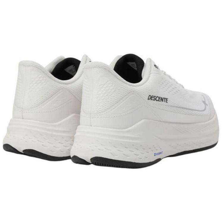 DESCENTE Slip Resistant Abrasion Resistant Slip Resistant Abrasion Resistant Low top Casual Running Shoes Unisex White
