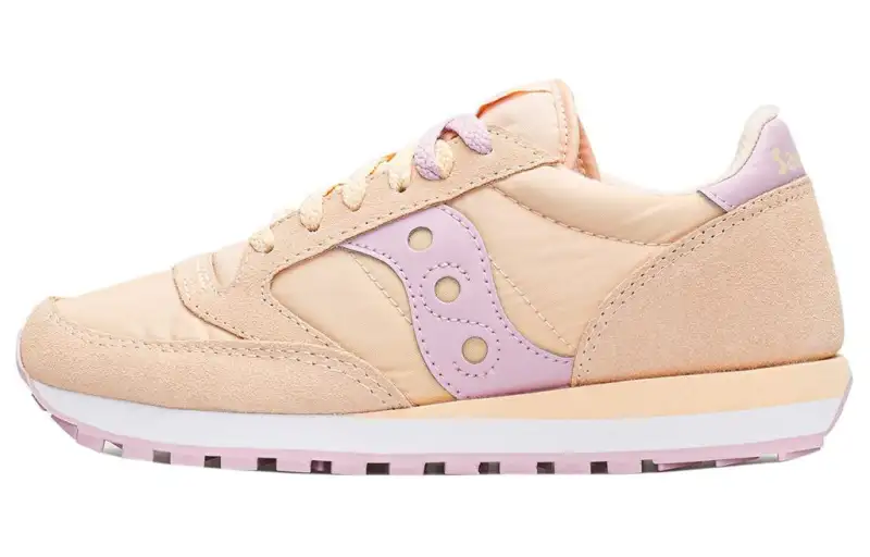 Saucony Lightweight Cushioning, Wear Resistant Low top Running Shoes Unisex Pink Yellow