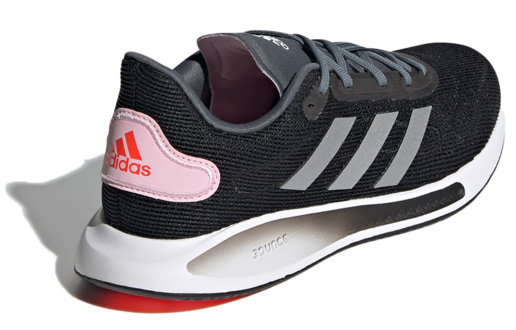 Кроссовки adidas Galaxar (черно-серо-розовые) — фото 4