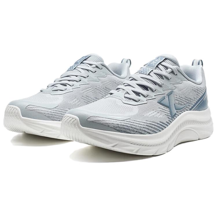 XTEP Coverage Slip Resistant Low top Casual Running Shoes Men’s Gray Blue