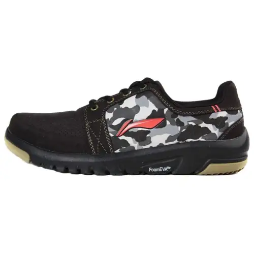Li Ning Running Shoes Men's Low Top Black/Gray