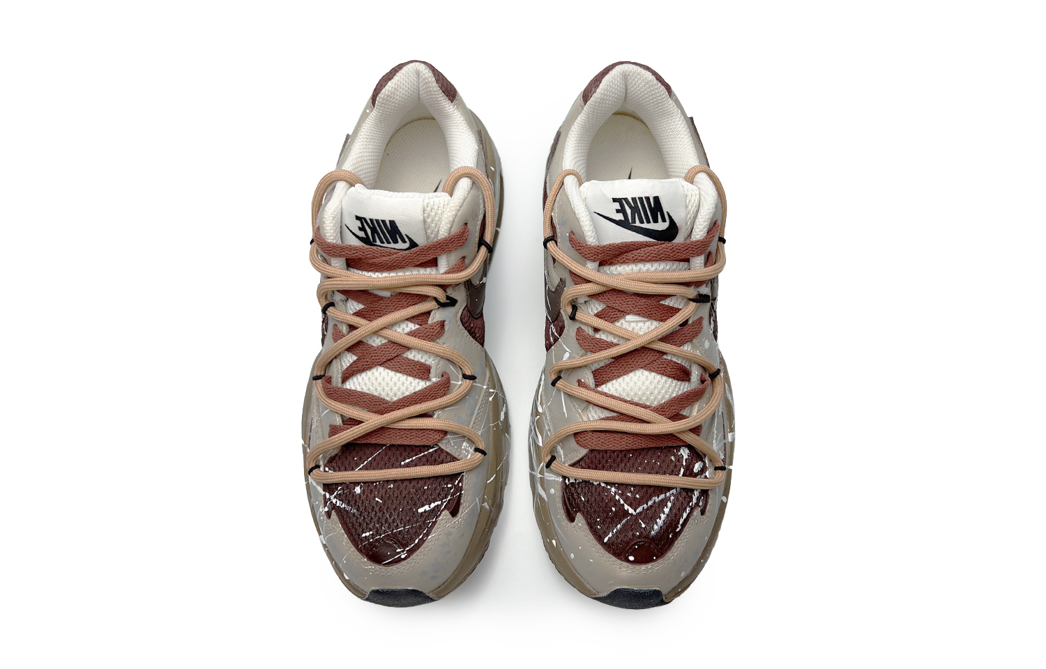Nike Air Max Fusion Cushioning Slip Resistant Abrasion Resistant Low top Running Shoes Women’s Dark Brown