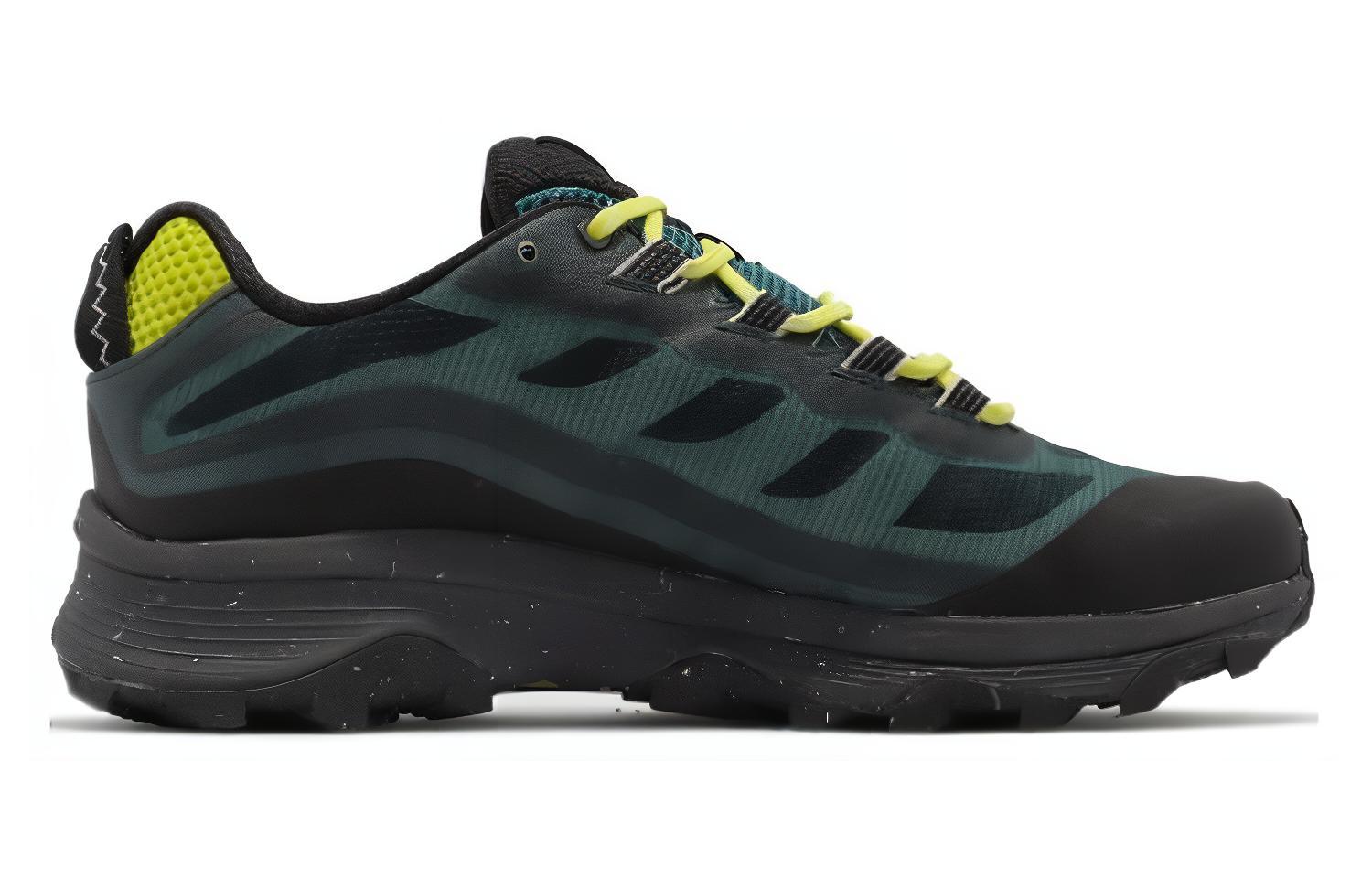 MERRELL Moab Speed GTX Cushioning, Wear Resistant Low top Outdoor Shoes Men’s Black Green