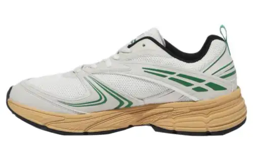 FILA Interrun Breathable Low top Running Shoes Unisex White Green