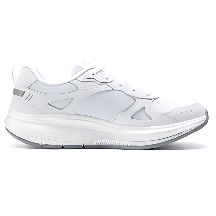 Skechers Cushioning, Wear Resistant Low top Running Shoes Women’s White Silver