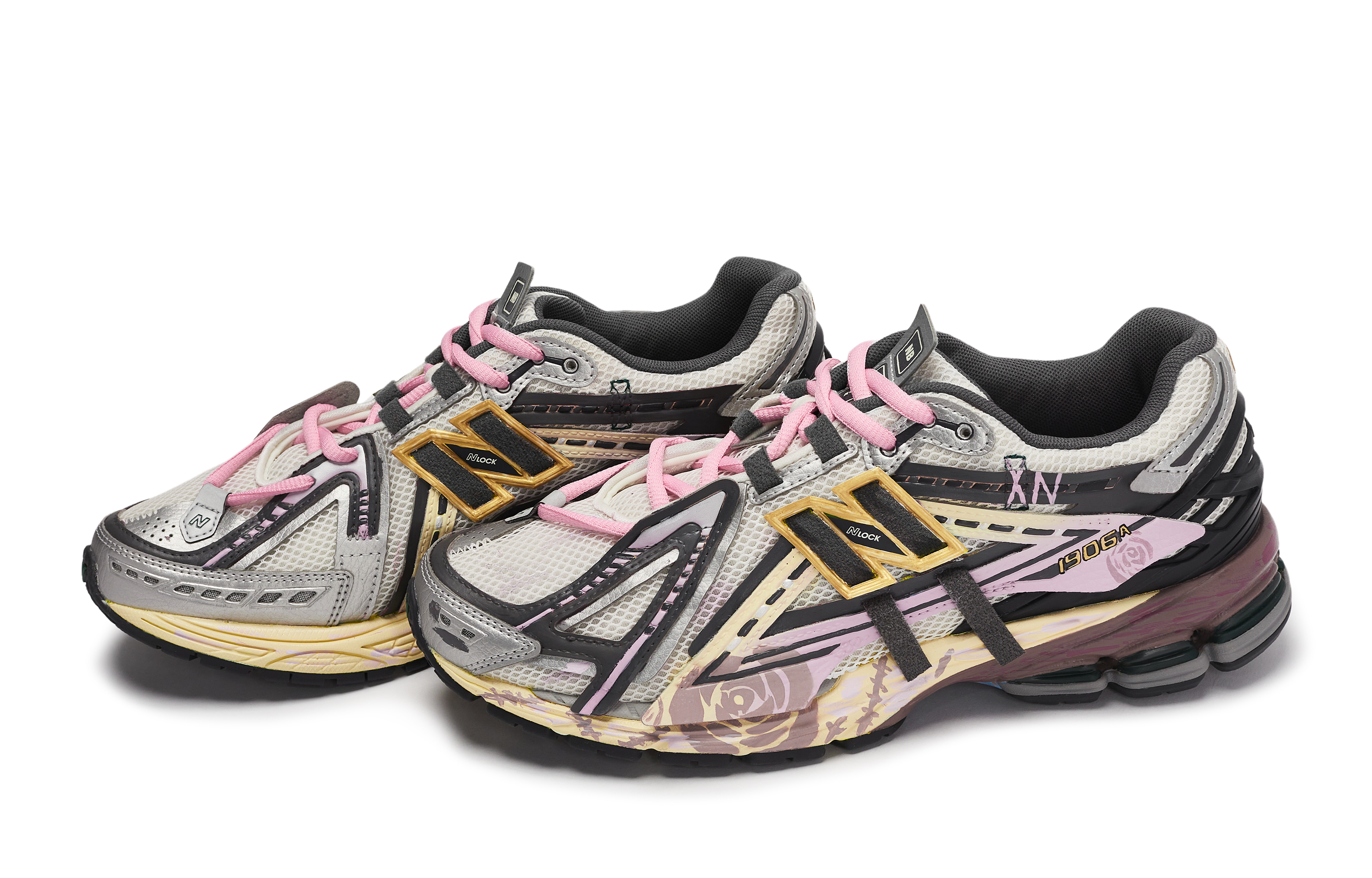 New Balance 1906 Abrasion Resistant Low top Running Shoes Men’s Black, Gray, Pink, Purple