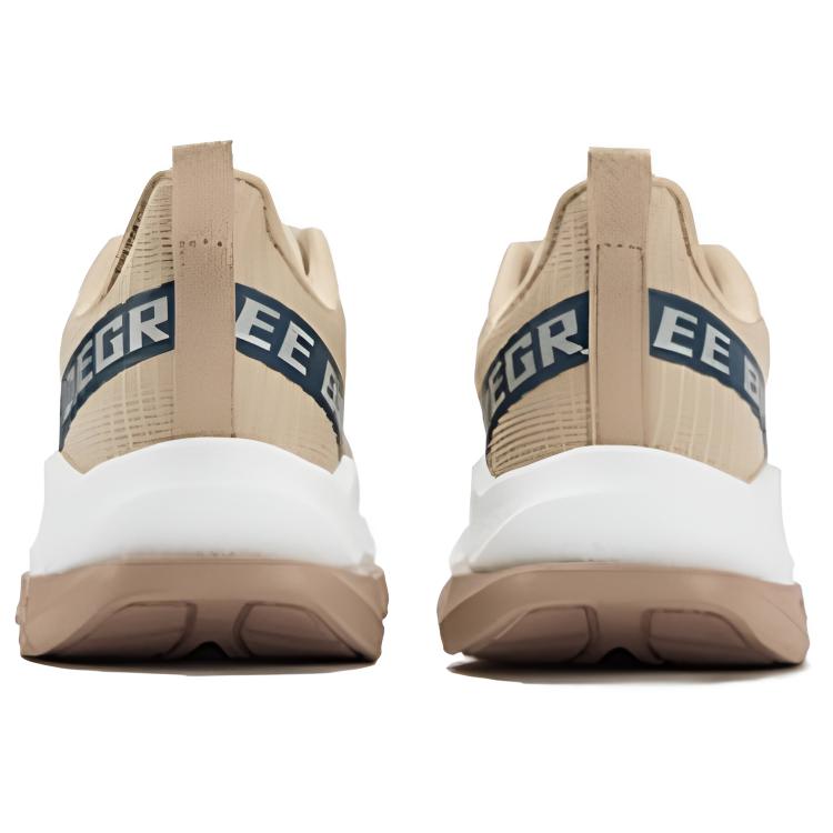 361° Slip Resistant Abrasion Resistant Low top Casual Racing Running Shoes Men’s Beige Blue White