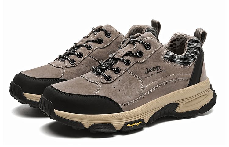 Jeep Fabric Low top Outdoor Shoes Men’s Khaki