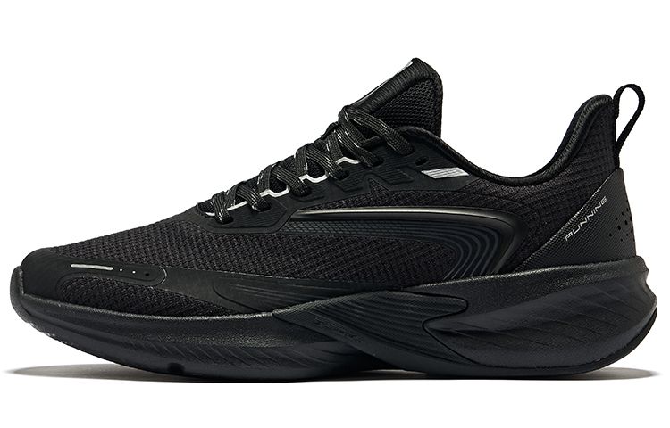 Erke Cushioning Breathable Cushioning Breathable Low top Running Shoes Women’s Jet Black