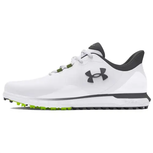 Under Armour Drive Fade Spikeless Comfortable Low top Golf Shoes Men's White Green