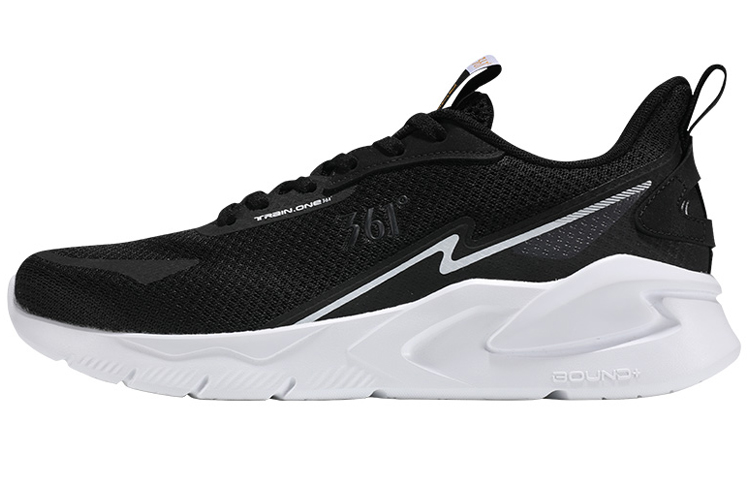 361° Casual Cushioning Breathable Abrasion Resistant Slip Resistant Low top Running Shoes Men’s Black