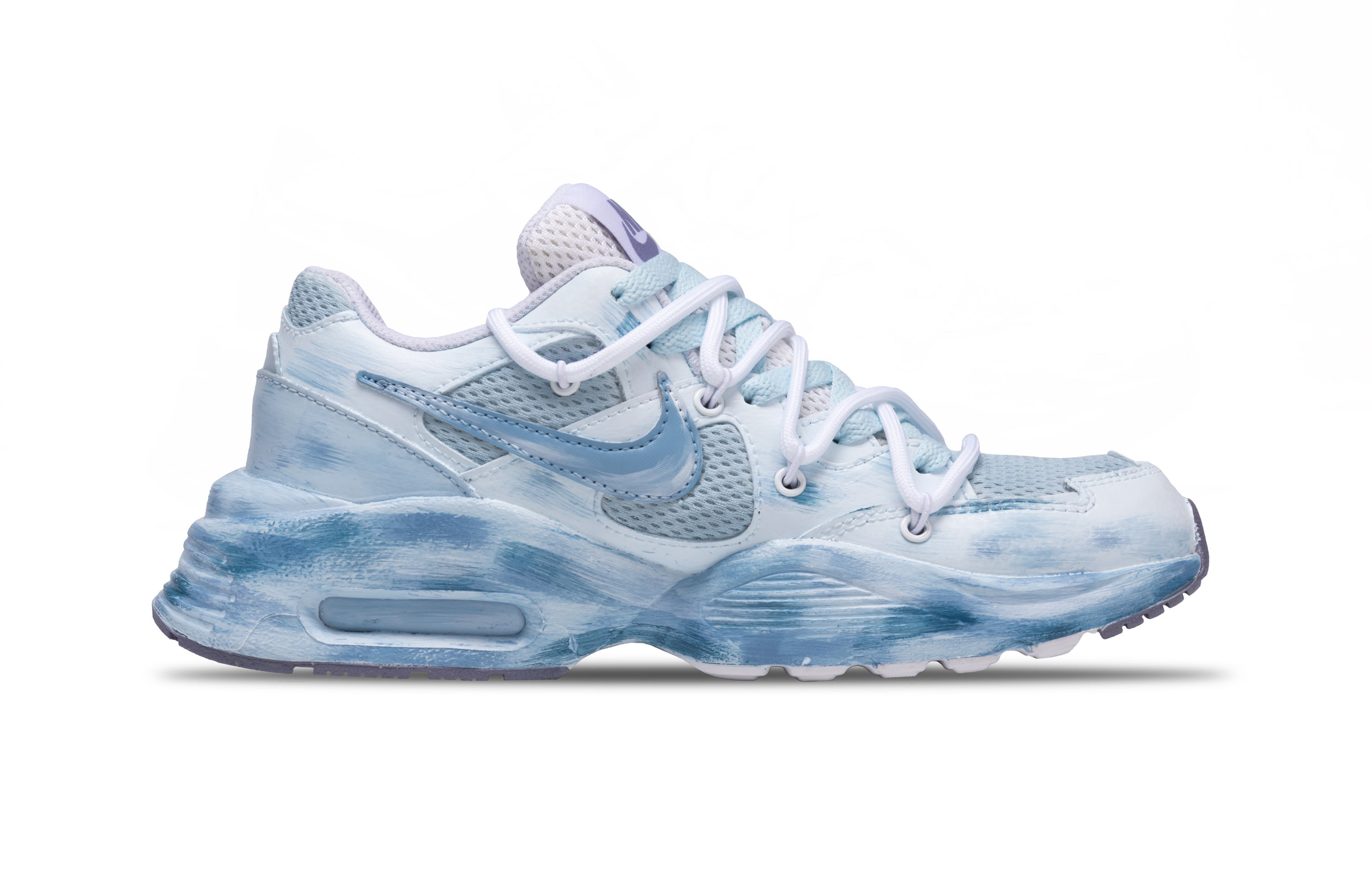 Nike Air Max Fusion Low top Running Shoes Women’s Blue Pink