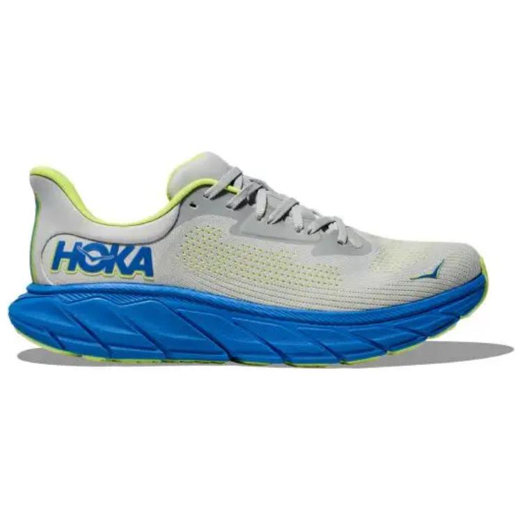 HOKA ONE ONE Arahi 7 Slip Resistant Abrasion Resistant Low top Running Shoes Men’s Gray Blue Green