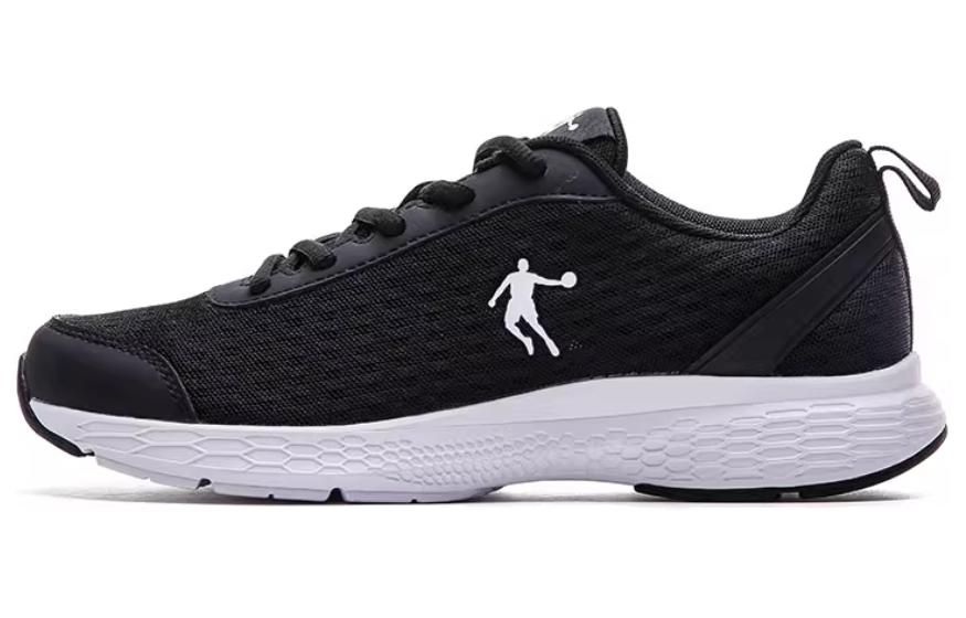QIAODAN Comfortable Slip Resistant Abrasion Resistant Low top Running Shoes Women’s Black White