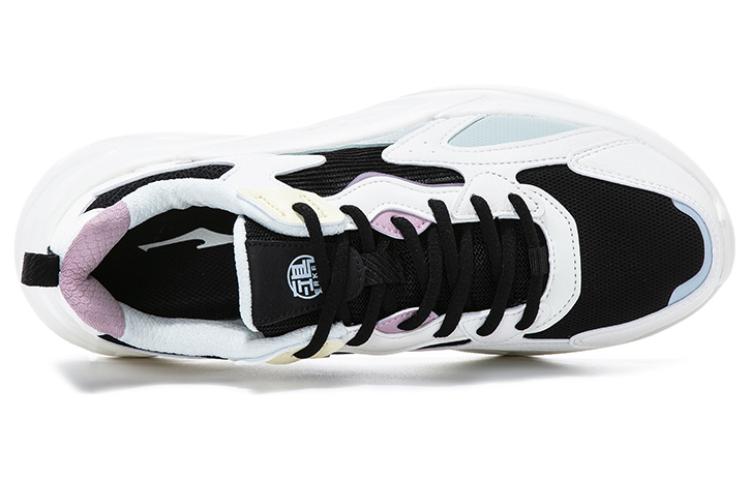 Erke Lightweight Low top Running Shoes Women’s Black Pink