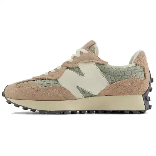 327 New Balance 'Woven Pack - Flat Taupe Olivine'