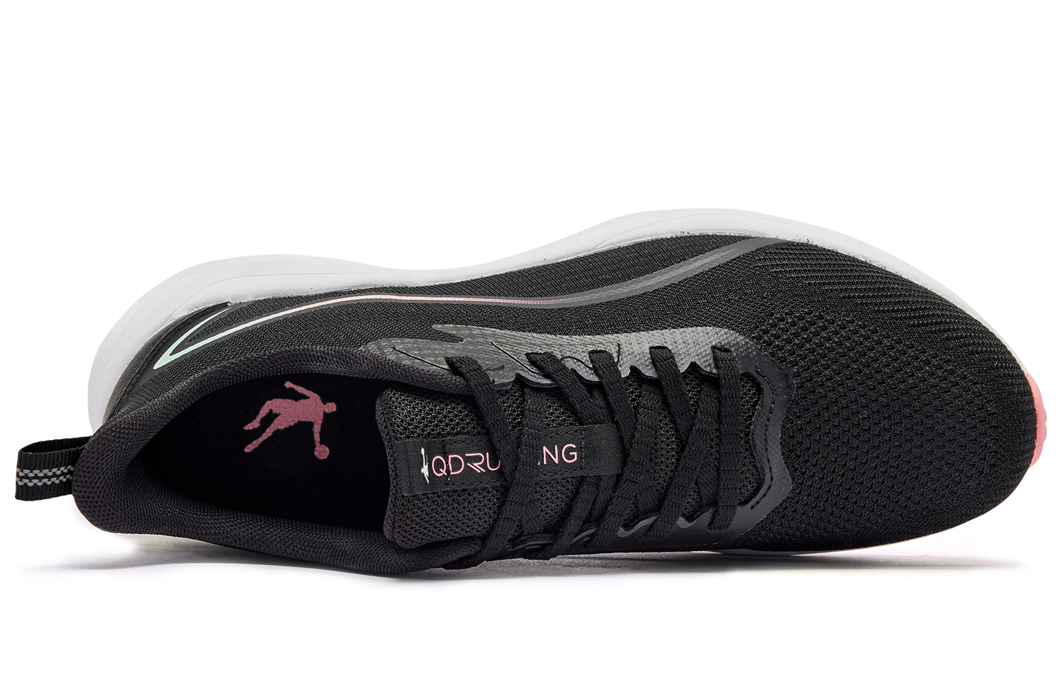 QIAODAN Wind Speed 2.0 Cushioning Slip Resistant Abrasion Resistant Low top Casual Running Shoes Women’s Black