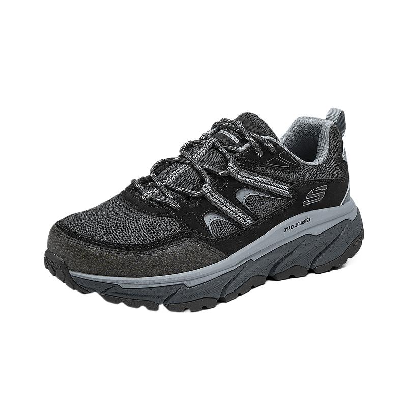 Skechers OUTDOOR MENS Synthetic Leather Comfortable Low top Outdoor Shoes Men’s Black