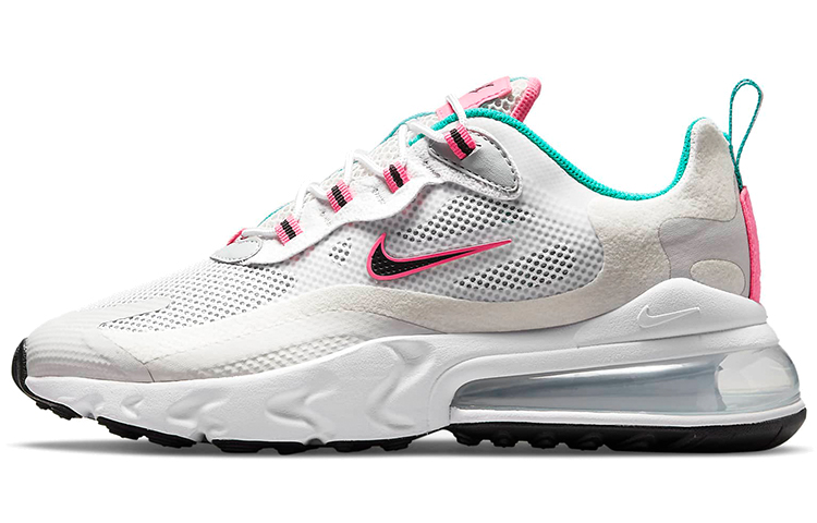 Nike Air Max 270 React SE Comfortable Low-top Air Cushion Training Running Shoes Women's Gray