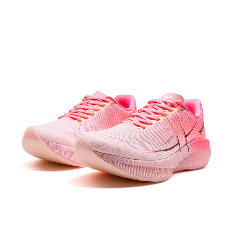 XTEP 360X 2.0 Running Shoes Women’s Low Top Cherry Blossom Pink/Fluorescent Charm Red