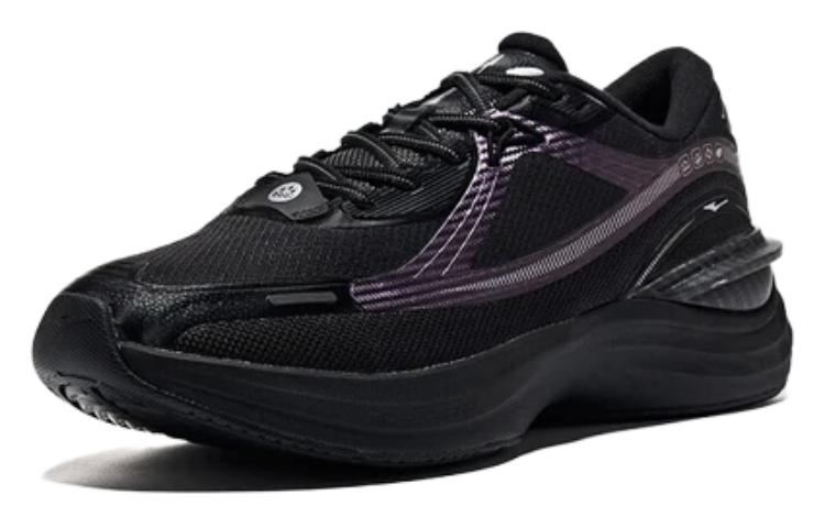 Erke Comfortable Cushioning Slip Resistant Abrasion Resistant Low top Running Shoes Men’s Black