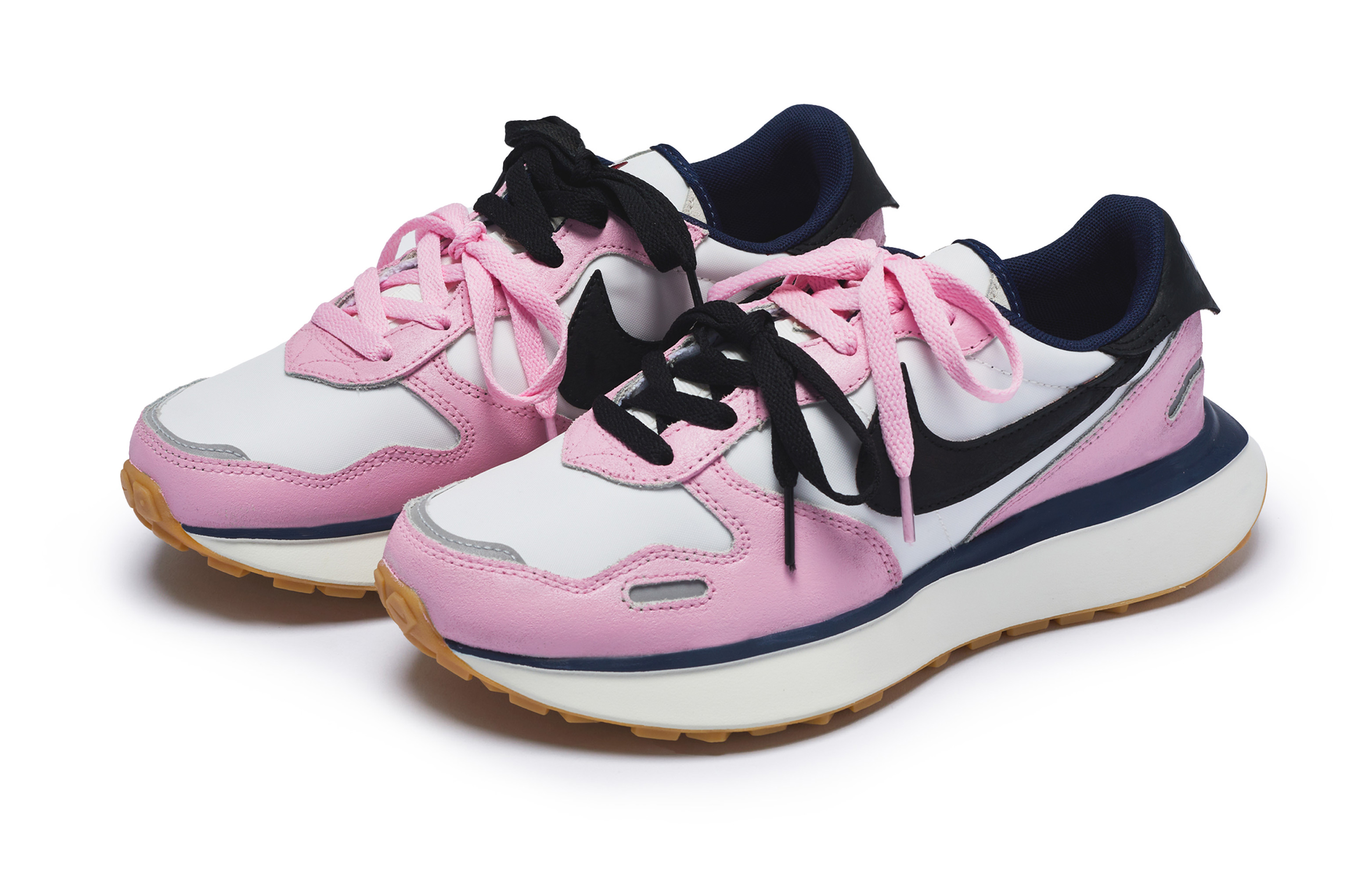 Nike Phoenix Waffle Low top Running Shoes Women’s Pink White Black