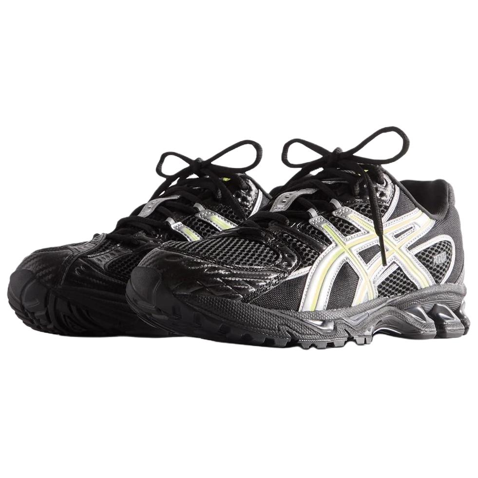 KITH x ASICS GEL Nimbus 10.1 Comfortable And Lightweight Abrasion Resistant Low top Running Shoes Unisex Black Silver