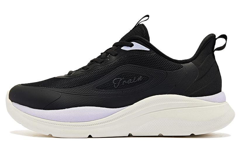 QIAODAN Comfortable Wear resistant And Lightweight Low top Running Shoes Women’s Black White