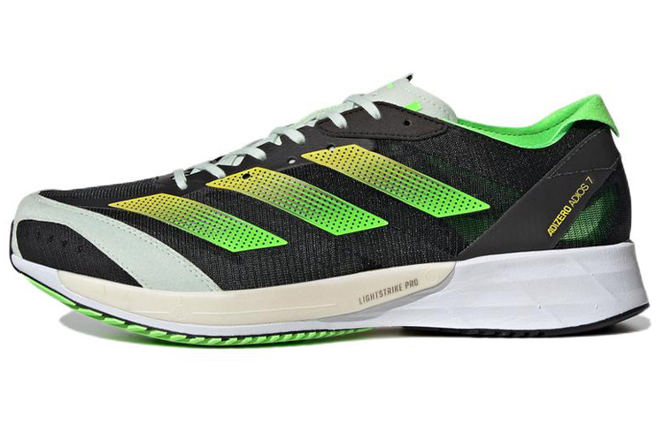 Мужские кроссовки adidas adidas Adizero Adios 7 (черно-зеленые)
