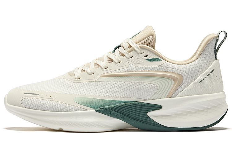 Erke Cushioning Breathable Cushioning Breathable Low top Running Shoes Men’s Microcrystal White Warm Linen