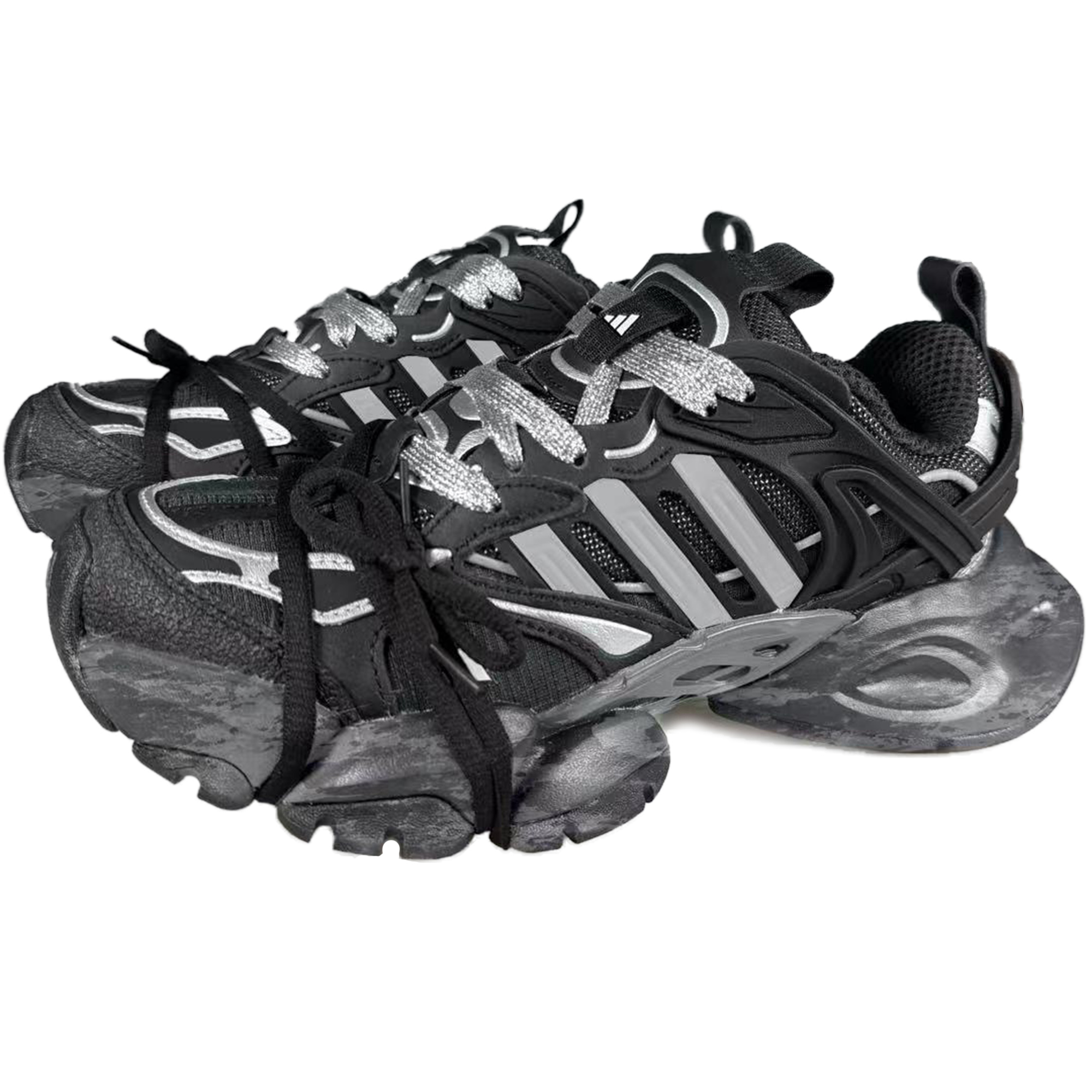 Adidas VENTO XLG DELUXE Cushioning Height Increasing Low top Running Shoes Unisex