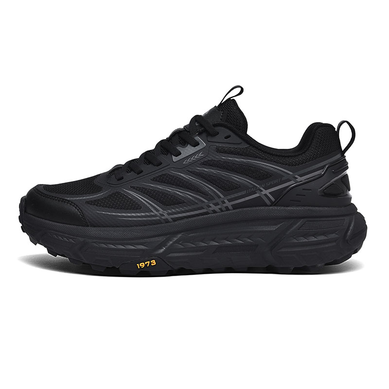 LOTTO Slip Resistant Abrasion Resistant Low top Outdoor Shoes Men’s Black