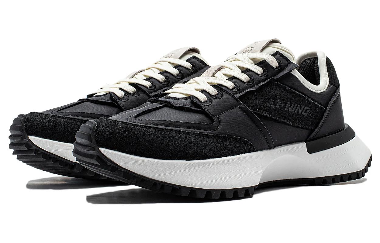 Li Ning 001 VNTG Lightweight Abrasion Resistant Low top Running Shoes Women’s Black