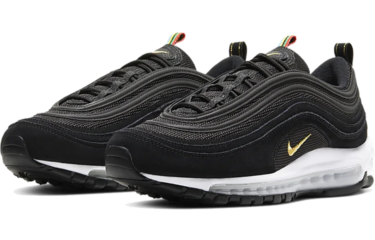 Унисекс кроссовки Nike Air Max 97 QS (черно-золотой) — Чёрныйзолотой — фото 3