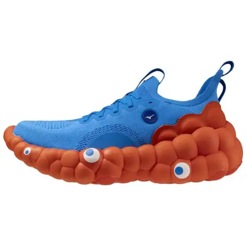 Mizuno Abrasion Resistant Breathable Abrasion Resistant Breathable Low top Running Shoes Men's Blue Red