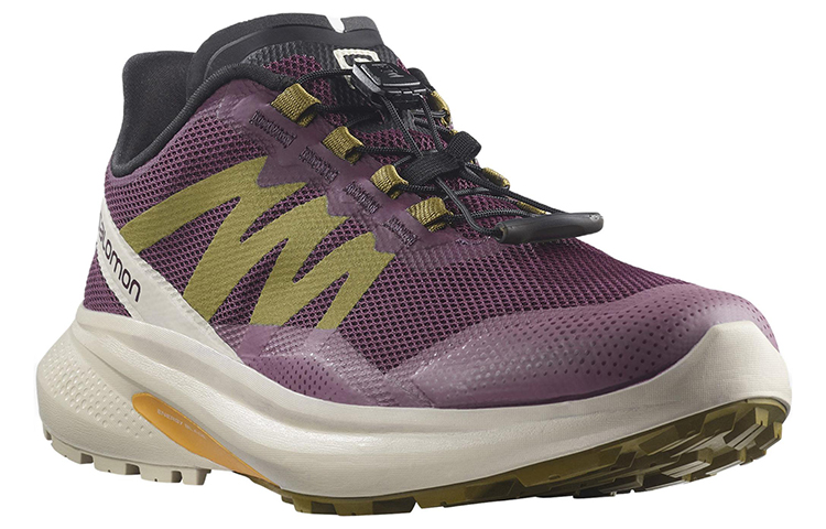 SALOMON Running Shoes Women’s Low Top Purple/Yellow