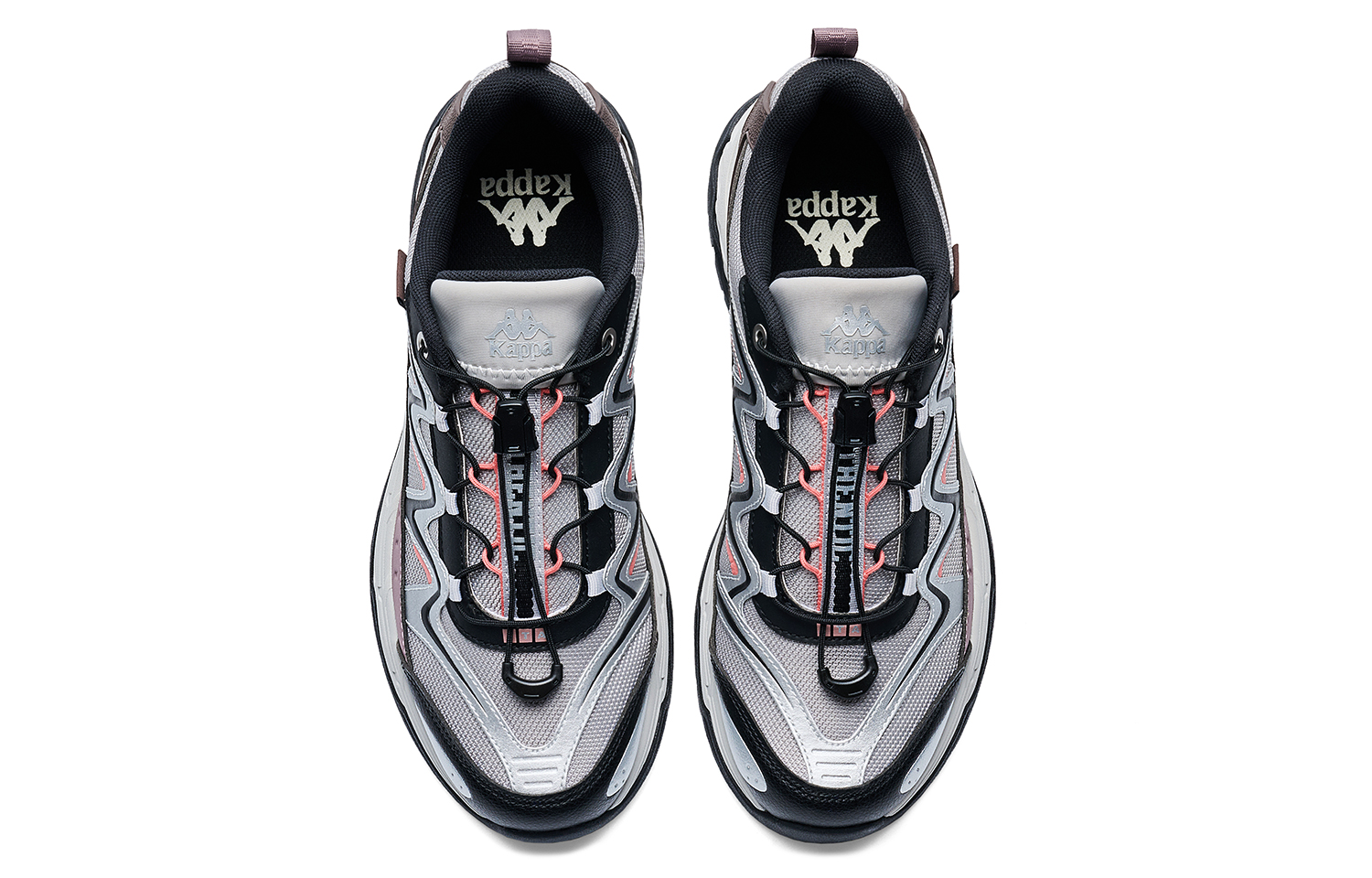 Kappa Outdoor Casual Low top Running Shoes Unisex Gray