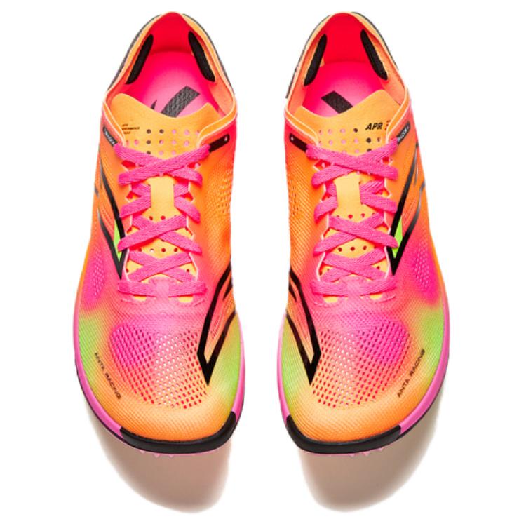 Anta Running Collection Cushioning Rebound Low top Carbon Plate Training Running Shoes Women’s Orange Pink