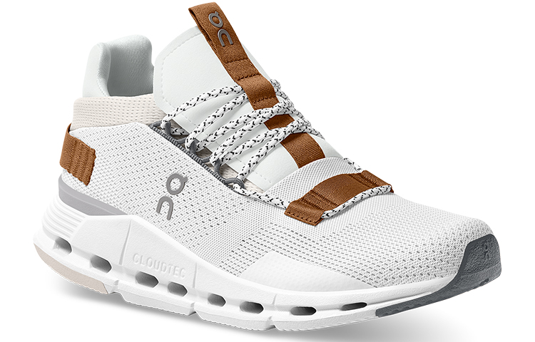On Running Cloudnova White Pearl Brown Women’s