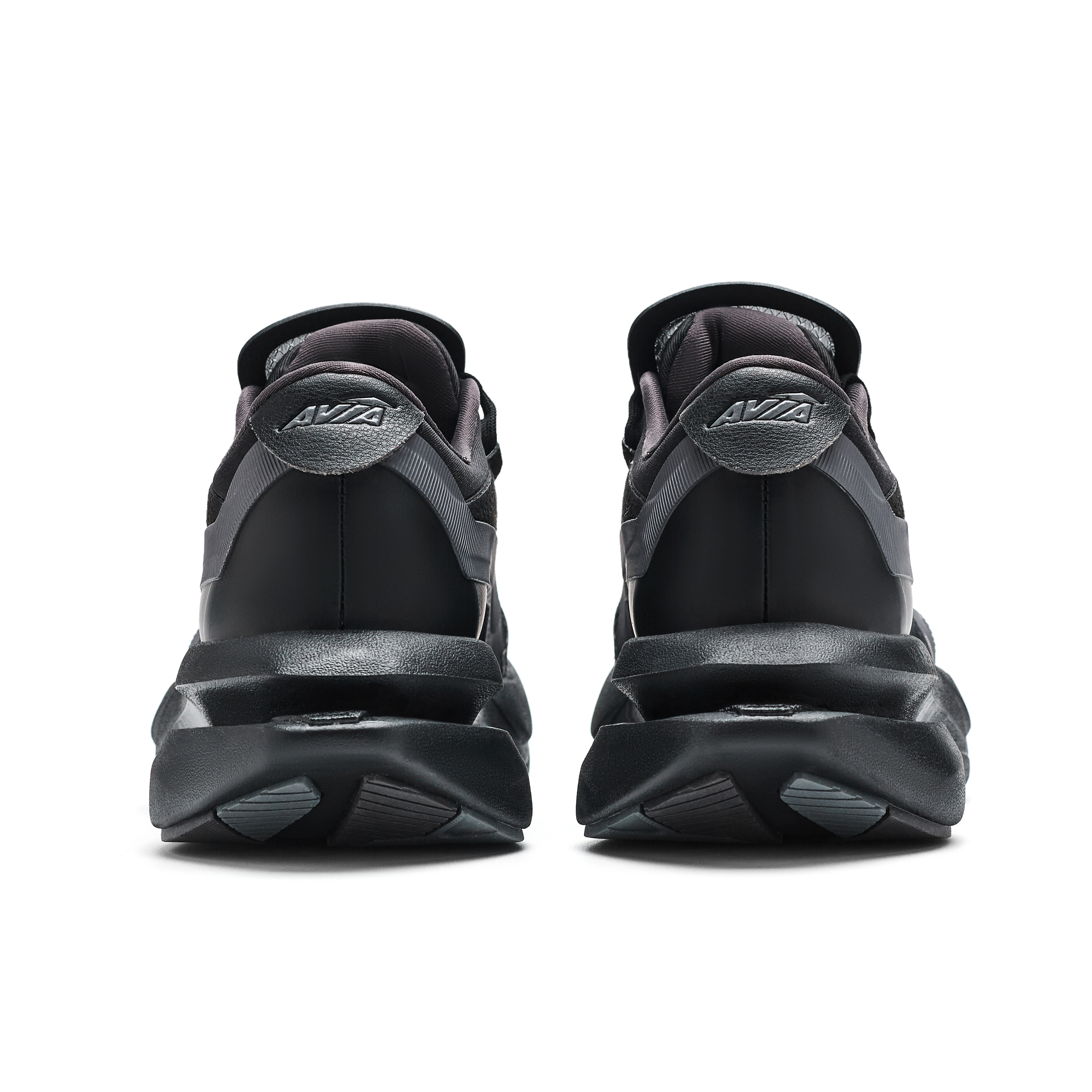 AVIA Sports Life Collection Cushioning Height Increasing Low top Running Shoes Unisex Black