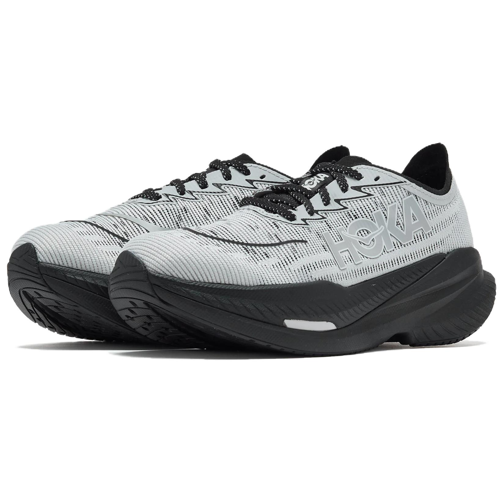 HOKA ONE ONE MACH X 2 Abrasion Resistant Low top Running Shoes Unisex Gray