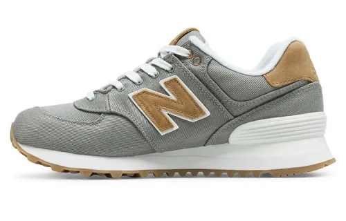 New Balance 574Series 15 Ounce Canvas Grey Women's