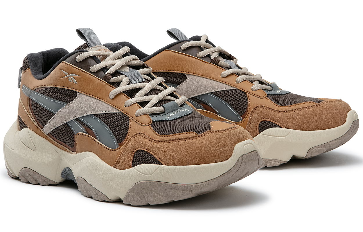Reebok FLUFFI PUFF CN Low top Running Shoes Unisex Brown Yellow