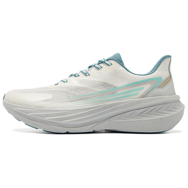 QIAODAN Cushioning Abrasion Resistant Lightweight Low top Casual Running Shoes Men’s White Blue