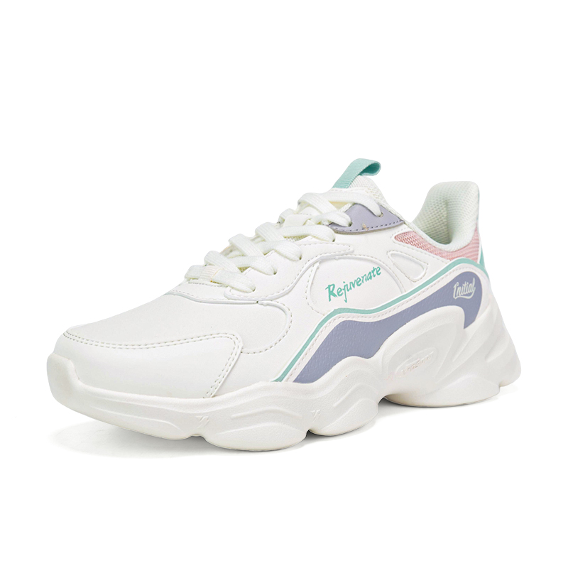 361° Abrasion Resistant Running Shoes Women’s White Purple